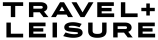 Black bold text reads “TRAVEL + LEISURE” in stacked, all-capital letters with a plus sign between them on a light gray background, representing Caerula Mar Club, a luxury boutique resort on South Andros Island in The Bahamas.